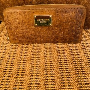Preloved Michael Kors Ostrich Leather